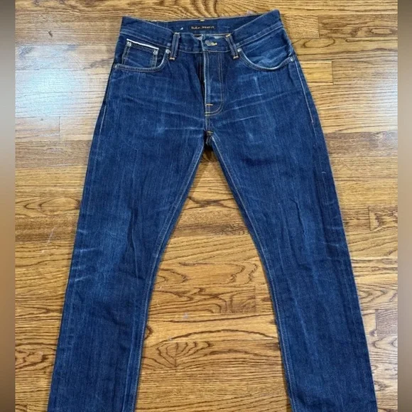 Nudie Jeans Men's Jeans - Blue, Light Blue, Gray, Black - Picture 10 of 13